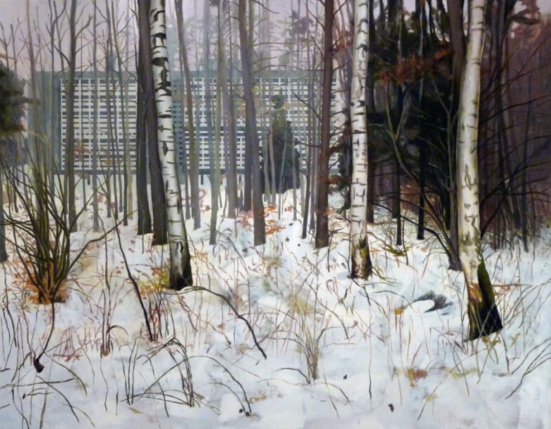 'Tiergarten', Oil on Panel, 5.5ftx7ft, 2012.