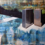 'Lakeshore', Oil on Panel, 5.5ftx7ft, 2012.