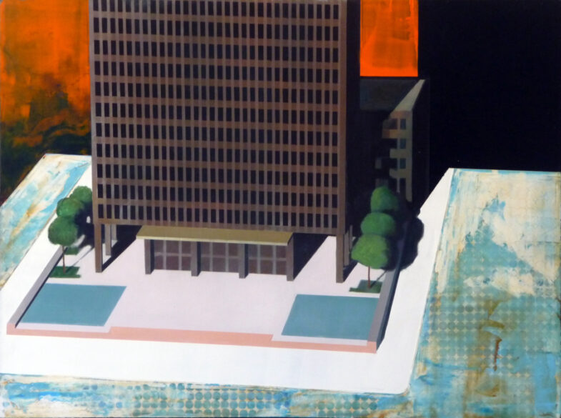 'Utopia 14', Oil on Canvas, 3ft x 4ft, 2013.