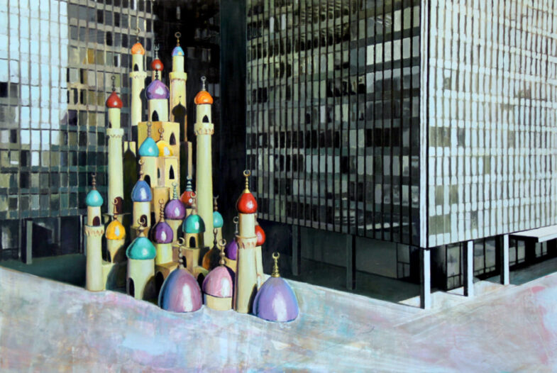 'Orientalism', Oil on Panel, 4ft x 6ft, 2016.