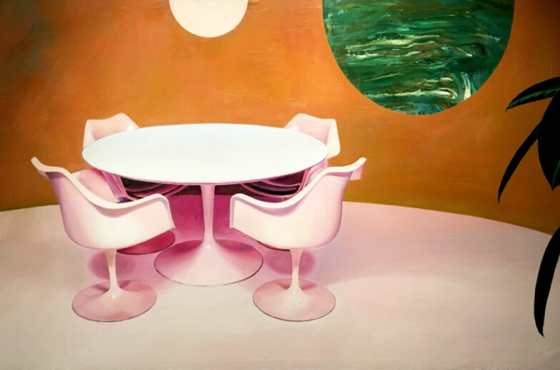 'Solaris', 4.5ft x 7ft, Oil on Canvas, 2018.