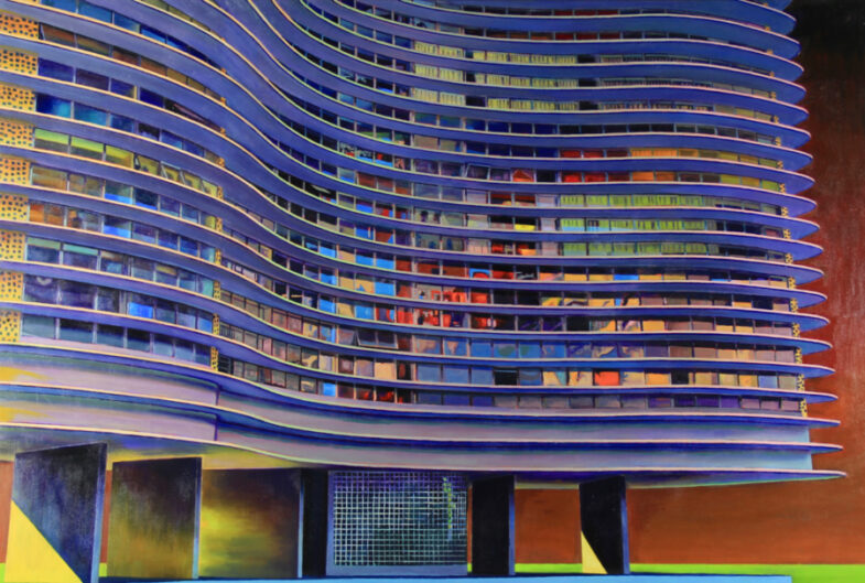 'Order and Progress', Oil on Canvas, 5.5ft x 7ft, 2019.