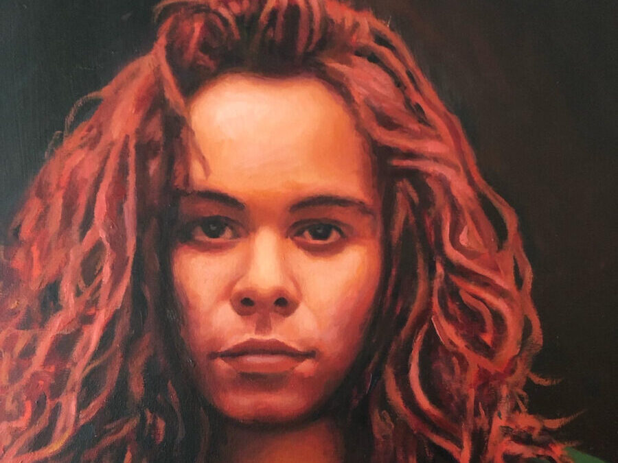 'Nicola and Maxine, sometime mid 1980’s', (detail), 2022.