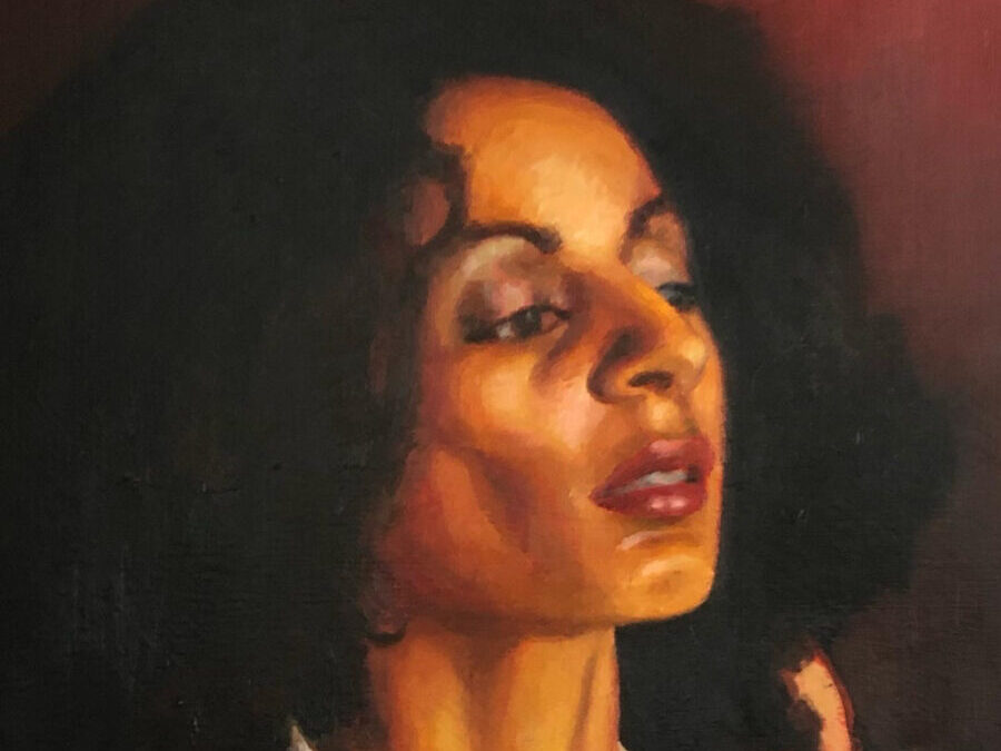 'Diane, somewhere, sometime mid 1980’s', (detail) 2022.