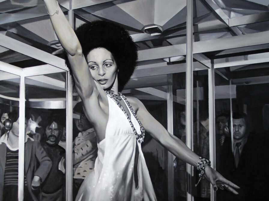 'Afro Mum', Oil on Canvas, 7ft x 4.5ft, 2007