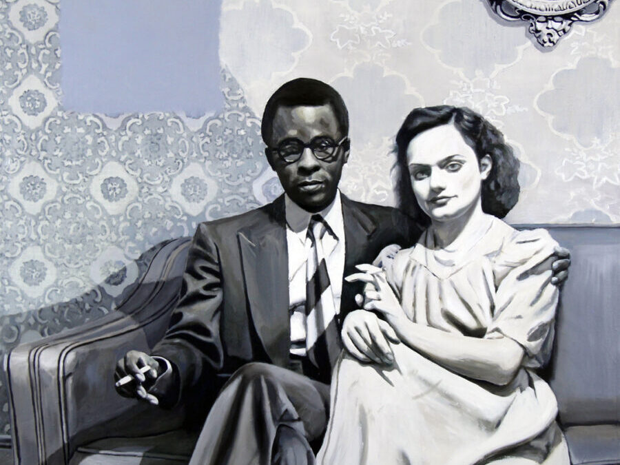 'Things Fall Apart', Oil on Canvas, 4ft x 4ft, 2014.